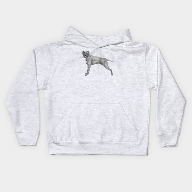 Boxer Kids Hoodie by doggyshop